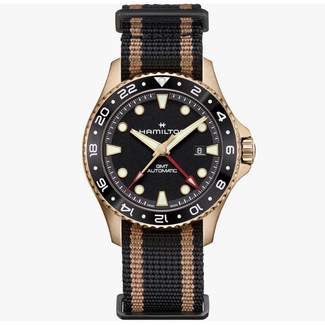 Hamilton Watches Hamilton Khaki Navy Scuba GMT Automatic Watch