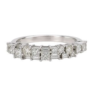 Viva by Spicer Cole Custom-Made Alternating Diamond Band