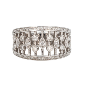 Viva by Spicer Cole Openwork Diamond Fashion Band