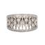 Round Brilliant Cut Diamond Openwork Fashion Band in 10K White Gold