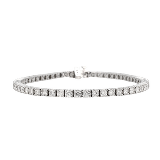 ExtraOrdinary Diamonds by Spicer Cole Round Brilliant Cut Diamond Tennis Bracelet