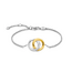TI SENTO Forever Connected Bicolor Bracelet in Gold Vermeil & Sterling Silver