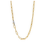 TI SENTO Closed Forever Chain Necklace in Gold Vermeil & Sterling Silver