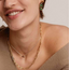 TI SENTO Closed Forever Chain Necklace in Gold Vermeil & Sterling Silver