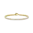TI SENTO Cubic Zirconia Tennis Bracelet in Sterling Silver & Gold Vermeil