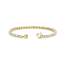 TI SENTO Cubic Zirconia Tennis Bracelet in Sterling Silver & Gold Vermeil
