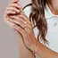 TI SENTO Cubic Zirconia Tennis Bracelet in Sterling Silver & Gold Vermeil