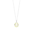 TI SENTO Milky Crystal Pendant in Sterling Silver & Gold Vermeil