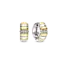 TI SENTO Vintage Bicolor Hoop Earrings in Sterling Silver & Gold Vermeil