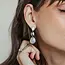 TI SENTO Milky Crystal Drop Earrings in Sterling Silver & Gold Vermeil
