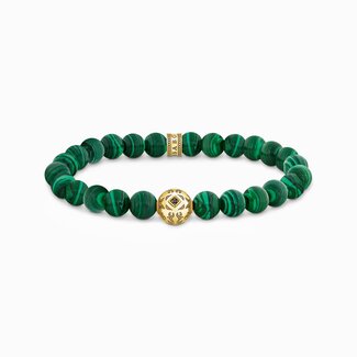 Thomas Sabo THOMAS SABO Malachite Bead Bracelet