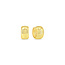 Polished Chunky Huggie Hoop Earrings in 10K Yellow Gold