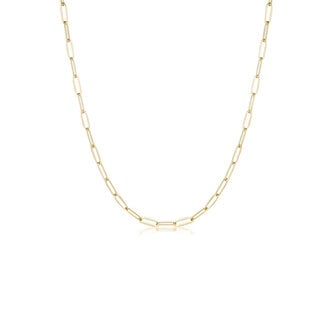 Bella Gold 3.9mm Paperclip Chain