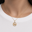 Music Note Necklace in 10K Yellow Gold