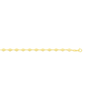 Bella Gold Kite Disc Station Bracelet