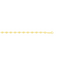 Kite Disc Station Bracelet in 10K Yellow Gold