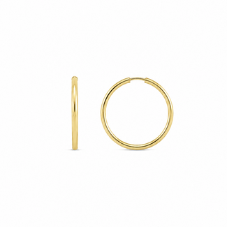 Bella Gold Keeper Hoop Earrings