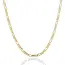 3.9mm Figaro Chain in 10K Yellow Gold