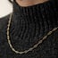 3.9mm Granchio Link Chain Necklace in Sterling Silver Gold Vermeil