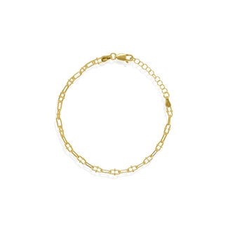 Everyday Silver by Spicer Cole 3.9mm Granchio Link Bracelet