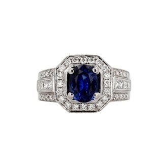 Colour by Spicer Cole Oval Sapphire & Diamond Ring