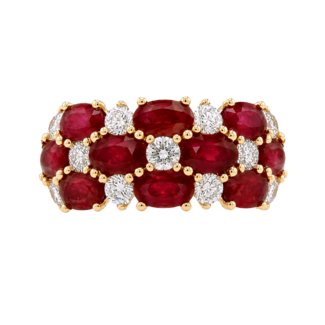 Colour by Spicer Cole Ruby & Canadian Diamond Ring