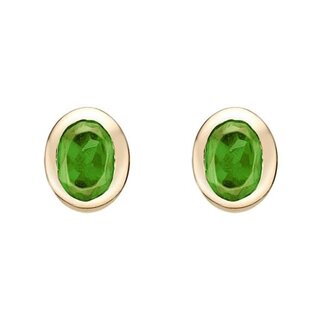 Colour by Spicer Cole Peridot Bezel-Set Stud Earrings