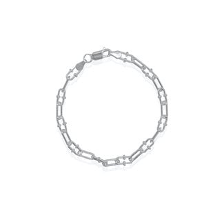 Everyday Silver by Spicer Cole 5.9mm Granchio Link Bracelet