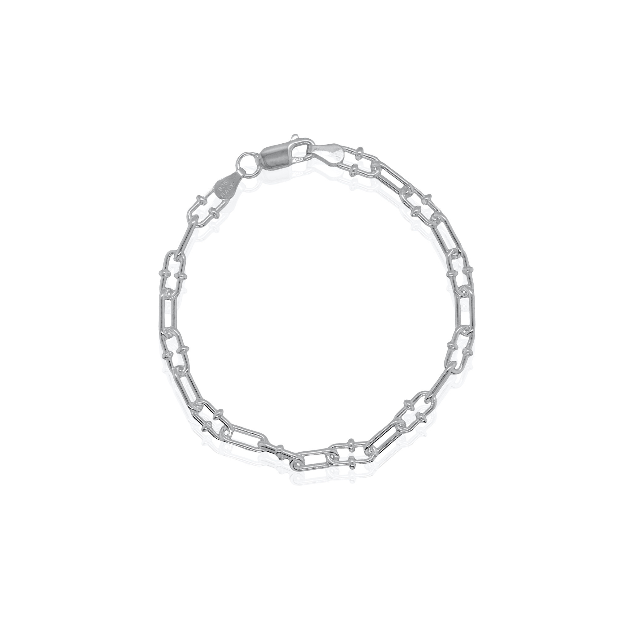 Sterling Silver 5.9mm Granchio Link Bracelet | Spicer Cole