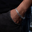 3.6mm Figaro Rope Bracelet in Sterling Silver