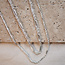 3.6mm Figaro Rope Chain Necklace in Sterling Silver