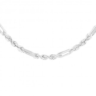 Everyday Silver by Spicer Cole 5.5mm Figaro Rope Chain