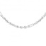 5.5mm Figaro Rope Chain in Sterling Silver
