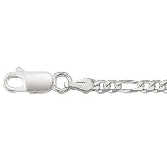 Everyday Silver by Spicer Cole 4.0mm Figaro Chain Necklace
