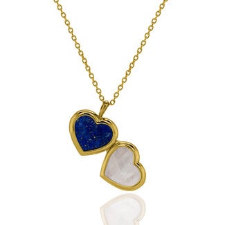 Everyday Silver by Spicer Cole Double-Sided Heart-Shaped Locket Necklace