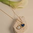 Double-Sided Heart-Shaped Locket Necklace in Sterling Silver Gold Vermeil