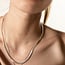 3mm Serpentine Chain Necklace in Sterling Silver
