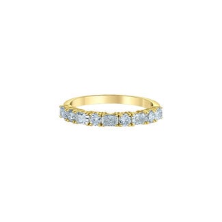 Diamond Evolution Radiant & Round Lab Grown Diamond Band