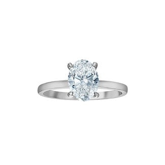 Diamond Evolution Hidden Halo Oval Lab Grown Diamond Engagement Ring