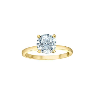Diamond Evolution Hidden Halo Round Lab Grown Diamond Engagement Ring