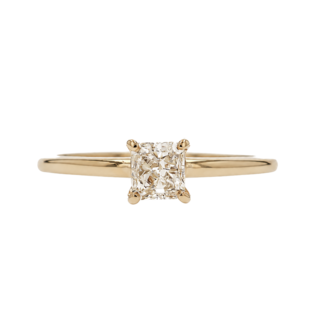 Beyond Round Bridal by Spicer Cole Solitaire Radiant Cut Diamond Engagement Ring
