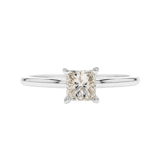 Beyond Round Bridal by Spicer Cole Solitaire Princess Cut Diamond Engagement Ring