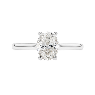 Beyond Round Bridal by Spicer Cole Solitaire Oval Diamond Engagement Ring