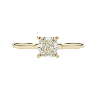 Beyond Round Bridal by Spicer Cole Solitaire Radiant Cut Diamond Engagement Ring