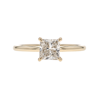 Beyond Round Bridal by Spicer Cole Solitaire Princess Cut Diamond Engagement Ring