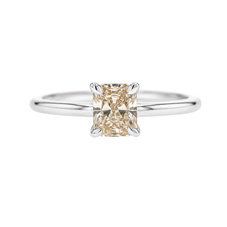 Beyond Round Bridal by Spicer Cole Solitaire Radiant Cut Diamond Engagement Ring