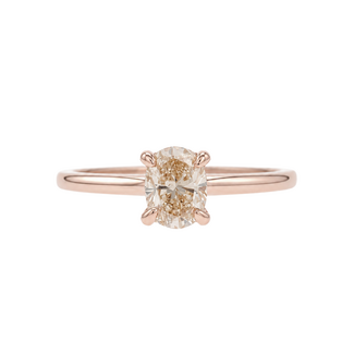 Beyond Round Bridal by Spicer Cole Solitaire Oval Diamond Engagement Ring