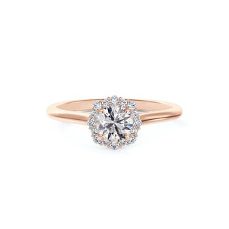 Utwo Bridal by Spicer Cole Floral Halo Diamond Engagement Ring