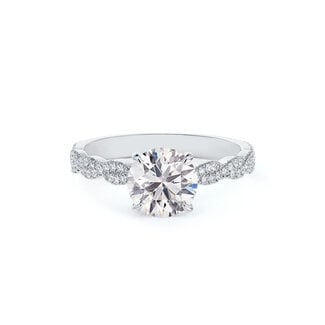 Utwo Bridal by Spicer Cole Twist Diamond Accent Engagement Ring