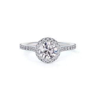 Utwo Bridal by Spicer Cole Halo Round Diamond Engagement Ring